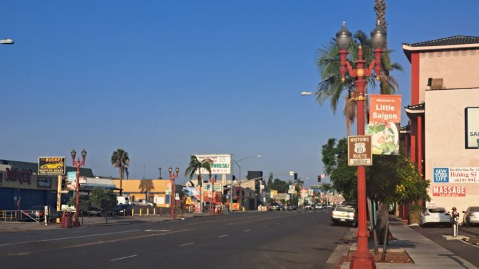 little-saigon-san-diego-umbrella-trees